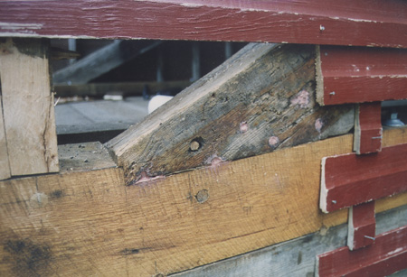 Roddy Road Covered Bridge lower chord repair detail, #1.