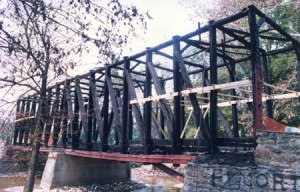 Fire Damage to Bridge During Demolition Phase