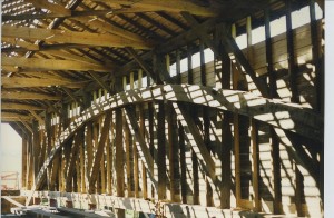 Detail of Bridge Supports During Construction Phase