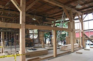 Barn Conversion Near Gaithersburg, MD (Photograph Courtesy of Fitzgerald's Heavy Timber Construction, Inc., 2006). 