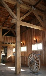 Barn Conversion Near Gaithersburg, MD (Photograph Courtesy of Fitzgerald's Heavy Timber Construction, Inc., 2006). 