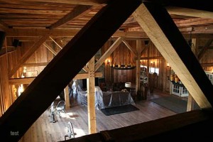 Barn Conversion Near Gaithersburg, MD (Photograph Courtesy of Fitzgerald's Heavy Timber Construction, Inc., 2006). 