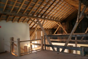 Upper Loft Levals Provide Spacious Living Areas and Bring the Huge Interior Down to a Human Scale