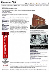 Gazette.net Article, July 10, 2008.
