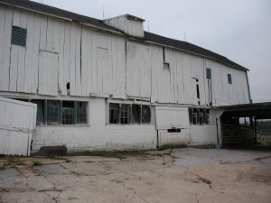 18th Century Bank Barn Before Repairs and Home Conversion -- Barnyard Side