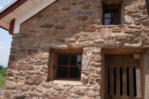 Stonework Repointed -- Custom Door and Windows