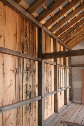 Interior Finished With Planed Salvaged Barn Siding