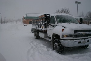 Our Four Wheel Drive Dump Trucks Allow Us to Relocate Snow In Any Conditions