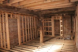 Interior Framing Partitions Installed -- Ready for Wall Surfaces and Flooring