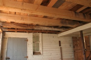 New Floor Joists and Flooring Visible From Parlor Level