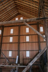 Gable Siding and Louvers Interior