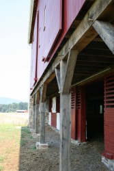 In the Barnyard -- New Doors, Posts, Louvers, and Siding