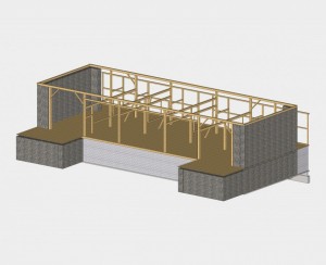 Recording the Frame and Stonework In Our 3-D Modeling Software Allowed Us to Develop and Revise Our Conversion Plans While Restoration Work Was Still Progressing