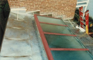 Step Flashing Is Inserted Into Cut Mortar Joints