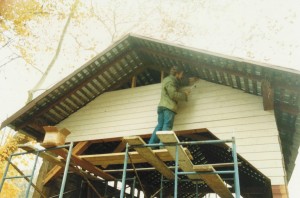 New Siding Protects the Framing