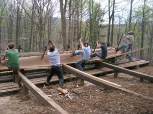 It's A Simple Matter To Roll A Huge Log For The Next Pass -- Just Need More Weight