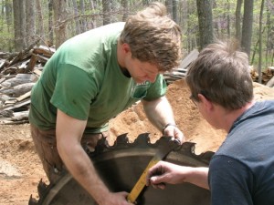 Sharp Teeth Are As Important For The Sawmill As Sharp Chisels Are For Our Timber Framers