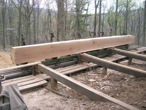 A Finished Timber Weighing Something Over Two Tons