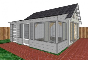 Concept View of Garden Cottage