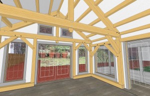 Early Interior Perspective Rendering