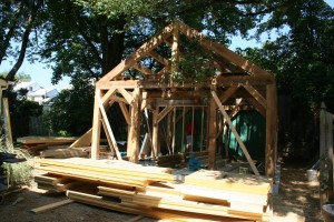 Frame on Erection Day