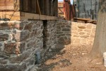 Repointing and Restoration of Stone Foundation, Lime Mortar