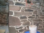 Repointing and Restoration Blue Stone Foundation