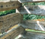 Hand Hewn Logs for Log Cabin