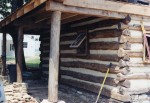 New Log Cabin with Hand Hewn Logs
