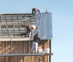 Standing Seam Sheet Metal Barn Roof Installation