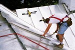 Standing Seam Terne Metal Roof Installation