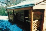 New Log Cabin, with Historic Clapboards