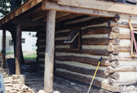 Replica Hand Hewn Log Cabin